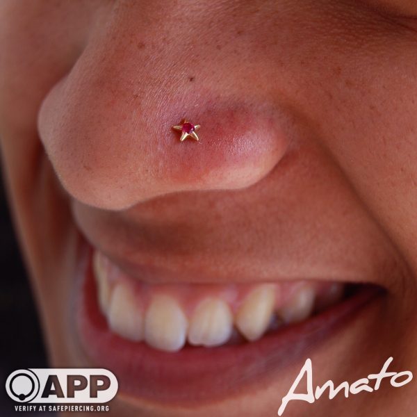 Nostril Amato Fine Jewelry Body Piercing