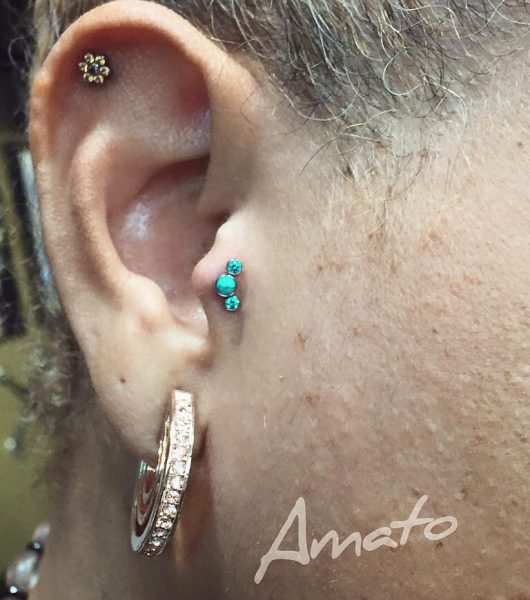 Tragus Amato Fine Jewelry Body Piercing